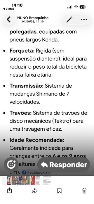 Bicicleta criança Scott