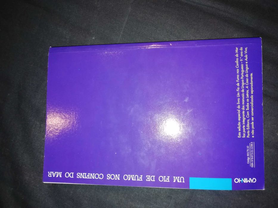Vende-se livro "Um Fio De Fumo Nos Confins Do Mar", de Alice Vieira