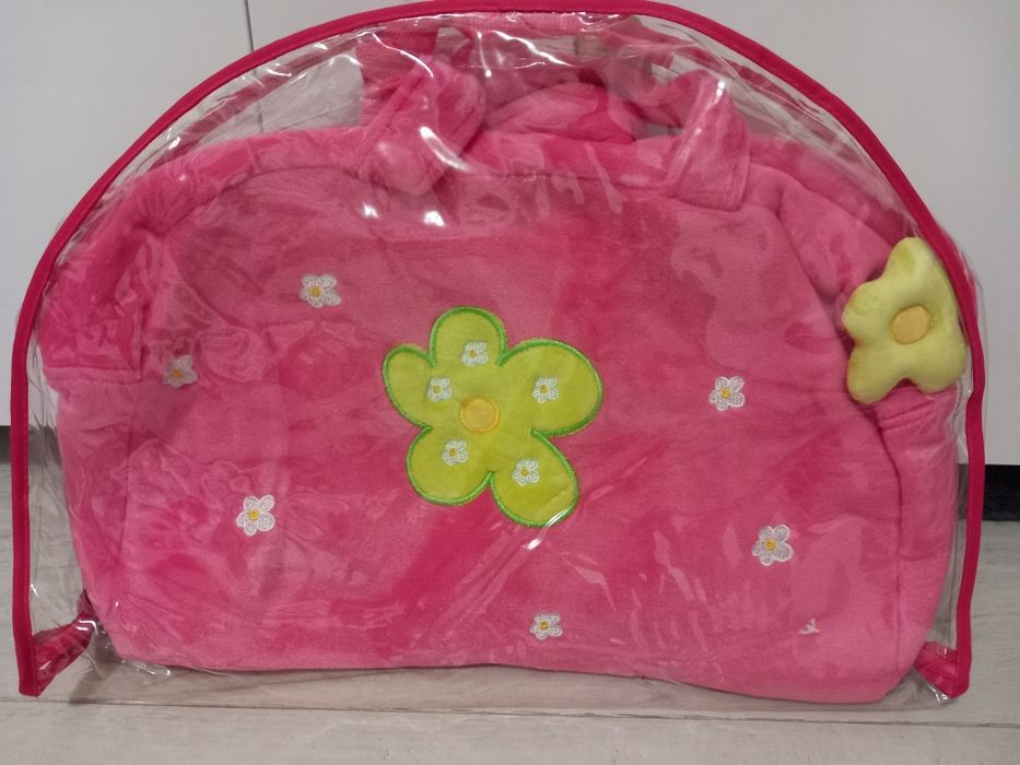 Torba kosmetyczka zestaw plusz nowa