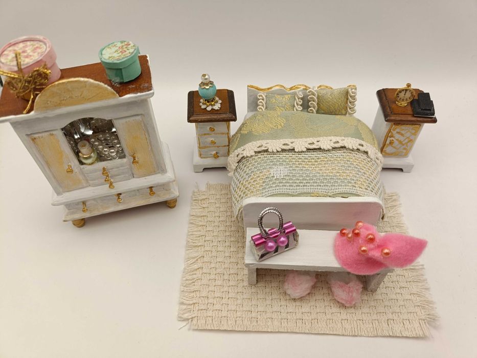 Miniaturas mobiliário para dioramas