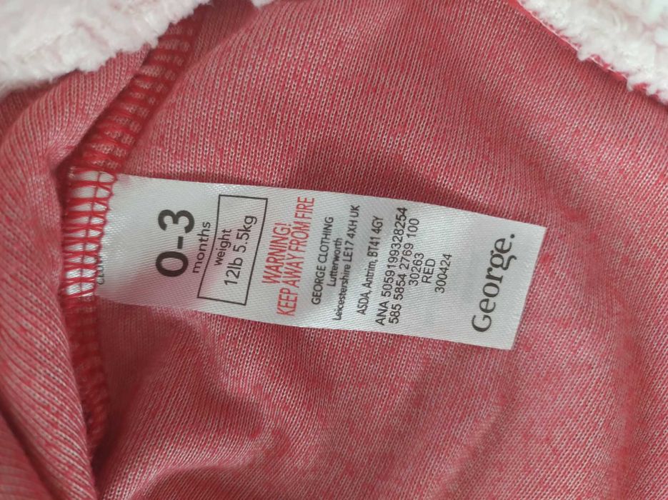 Świąteczna sukienka niemowlęca