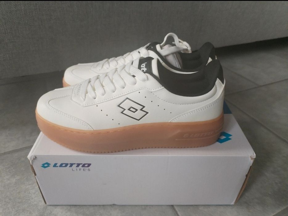 Lotto Iskar PF RB – nowe damskie sneakersy na platformie r. 39  okazja