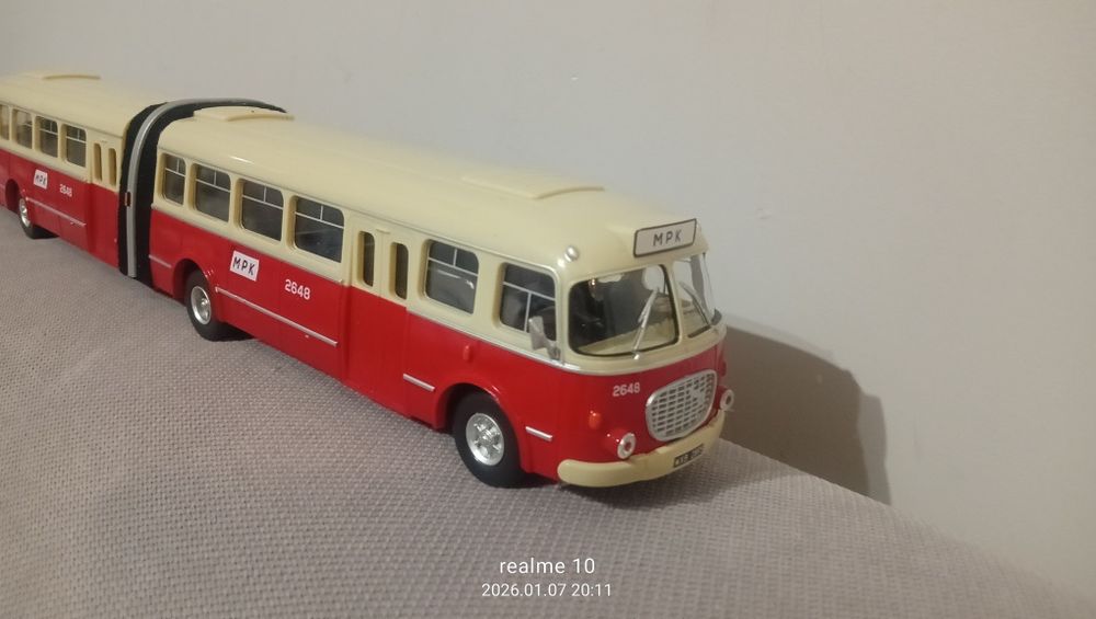 Nie Autosan tylko jelcz przegubowy AP-02 1/43 mex 272