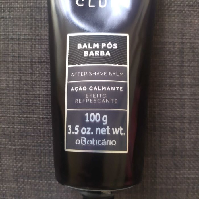 Bálsamo pós barba "Malbec Club" - O Boticário 100g - Novo e selado