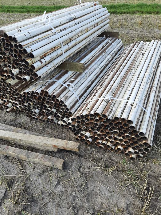 PROMOCJA - Słupki ogrodzeniowe fi-51mm dł-2,16m wiata siatka