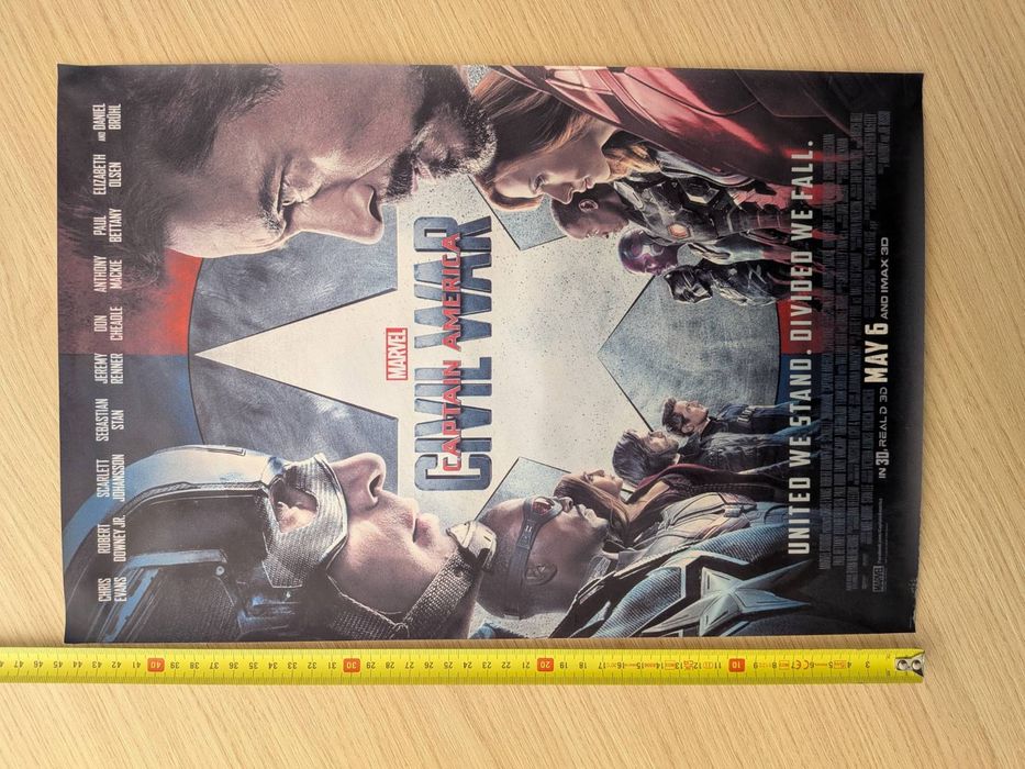 Poster Captain America Civil War Marvel MCU