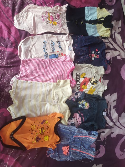 Пакет вещей для новорожденного девочки 3-6 месяцев