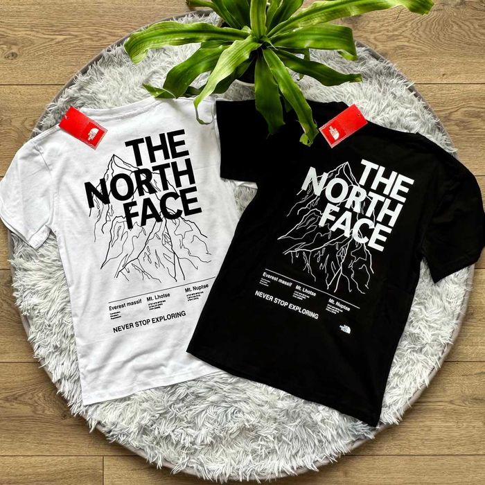 TNF // Футболка THE NORTH FACE Kyiv // Большой Принт Киев ТНФ