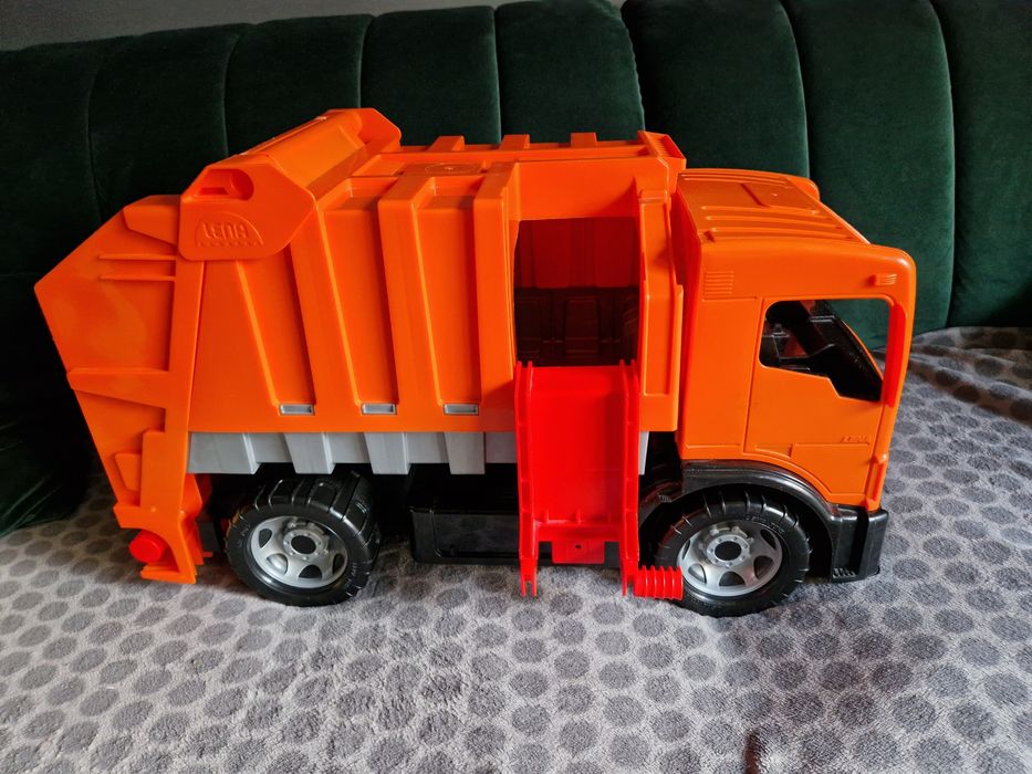 Śmieciarka duża Lena 2 kosze