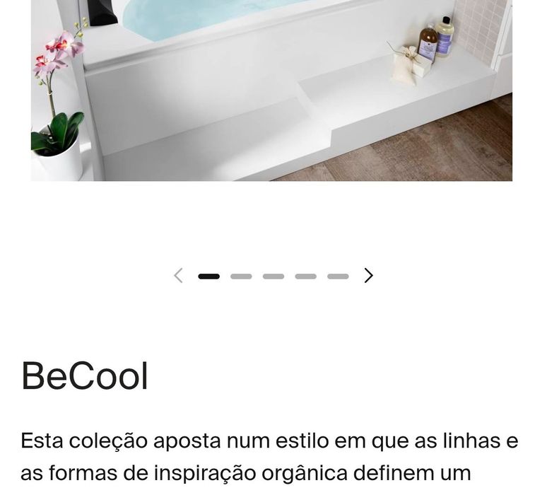 Apoio de cabeça para banheiras ROCA Becool
Ref: A247997000