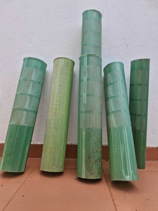 Tubos Protetores de Plantas - Novos e Usados - Microprefurados (aplicação Agricola e Florestal)