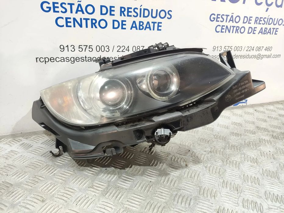 Conjunto Farol Otica Frente Frontal Direita Original Xenon BMW Serie