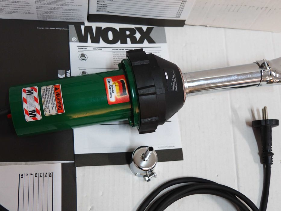 Profesjonalna zgrzewarka WORX spawarka do plastiku pandeka 1600w