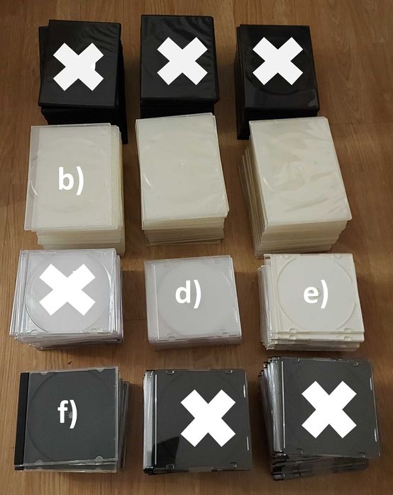 Empty CD or DVD Cases64575218553347120