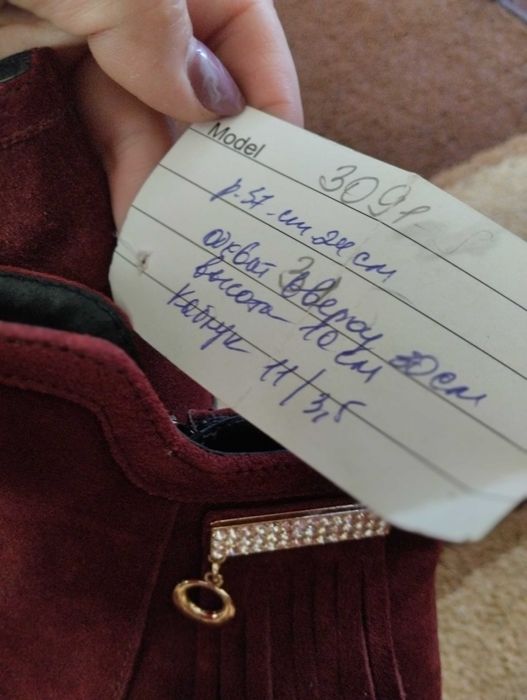 Нові черевики натуральна замша (ботінки, чобітки, ботики, ботильони )