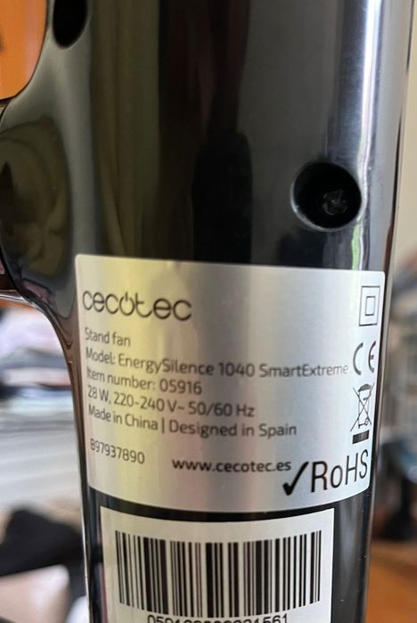 Ventoinha Cecotec energy silence 1040