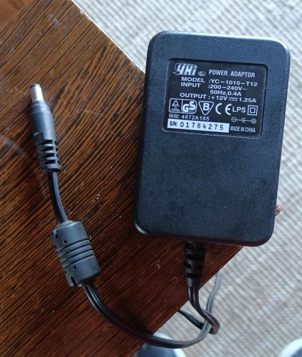 Carregador Transformador 12 V DC 1,25 A