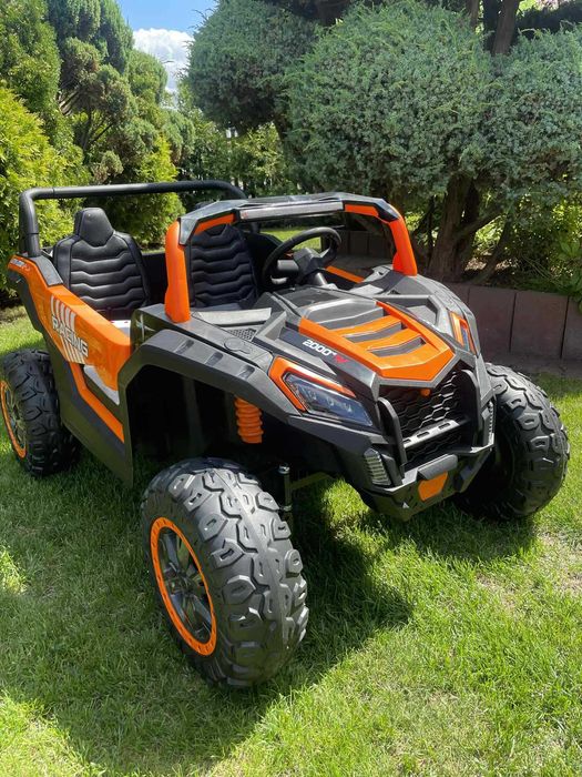 Dwuosobowe Buggy Auto na akumulator dla 2 dzieci 4X200W 24V samochód