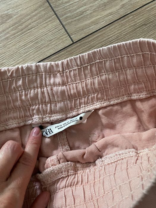 Lniane spodnie Zara