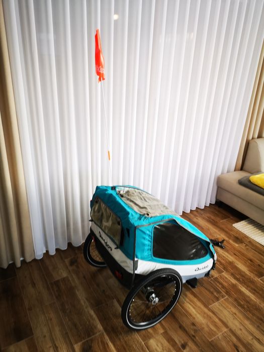 Przyczepka rowerowa Queridoo Sportrex 1  Jak nowa