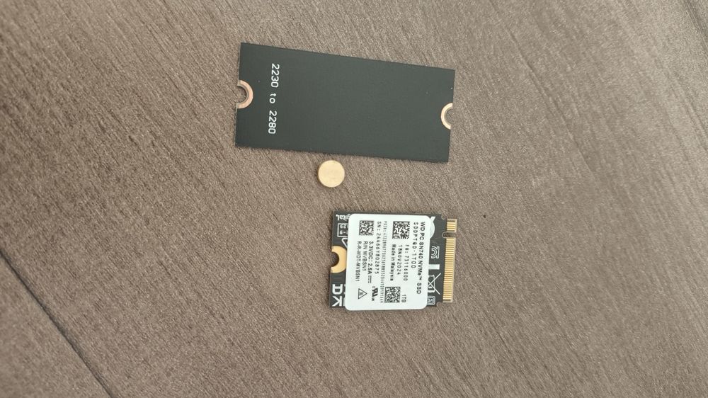ssd m2 nvme WD SN740  1 tb 2230