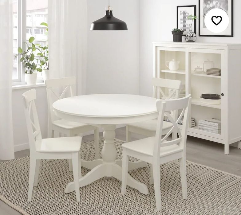 Mesa e 4 cadeiras da IKEA usadas