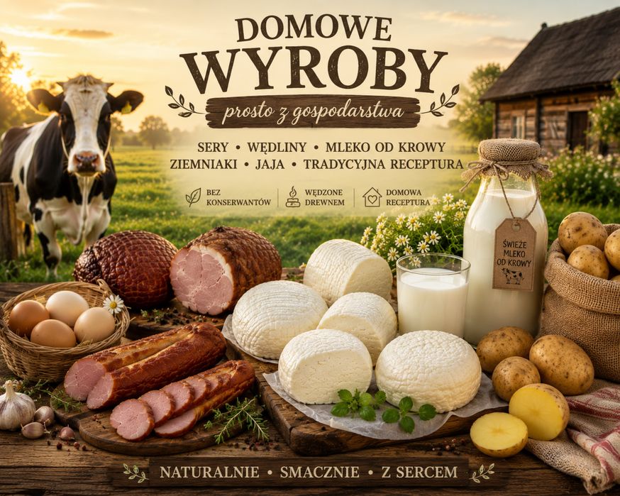 mleko jaja wedliny prosto od rolnika