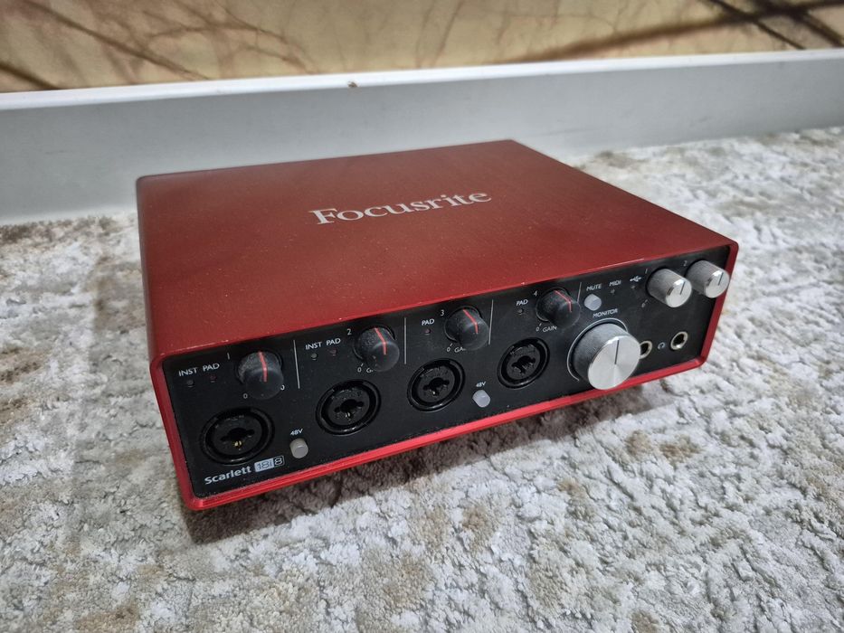 Interfejs audio Focusrite Scarlett 18i8 2nd Gen | Komplet z zasilaczem