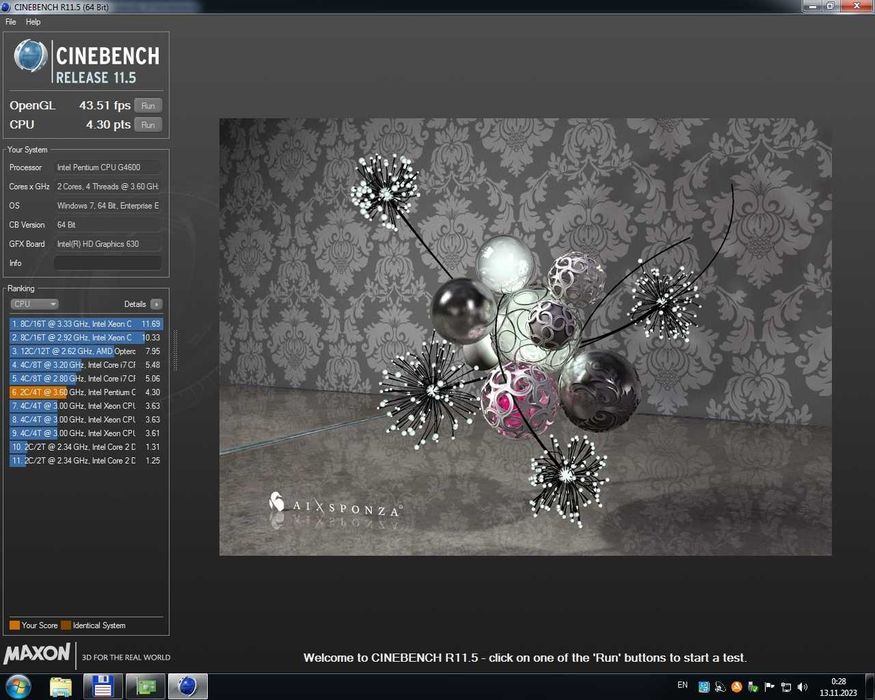 Процесор Intel Pentium G4600 3.60GHz/3Mb/8GT/s (SR35F) s1151