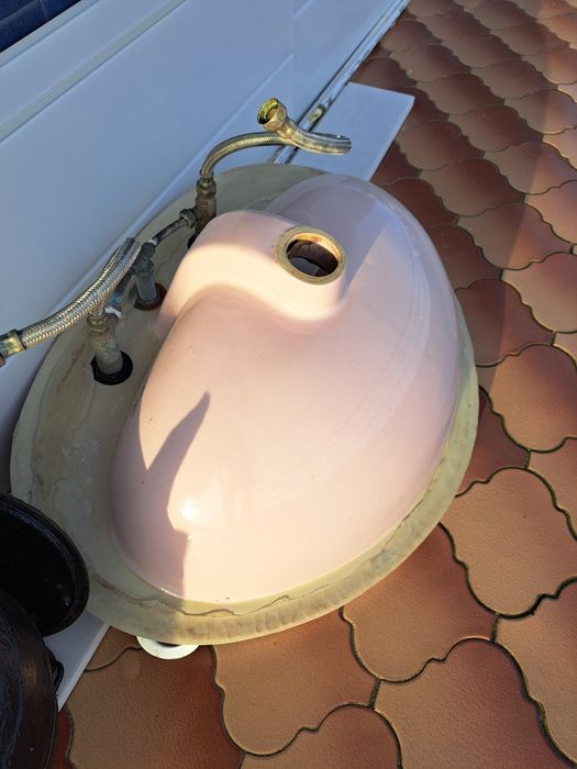 Lavatório + Pedra Mármore 1.525mx0.6m