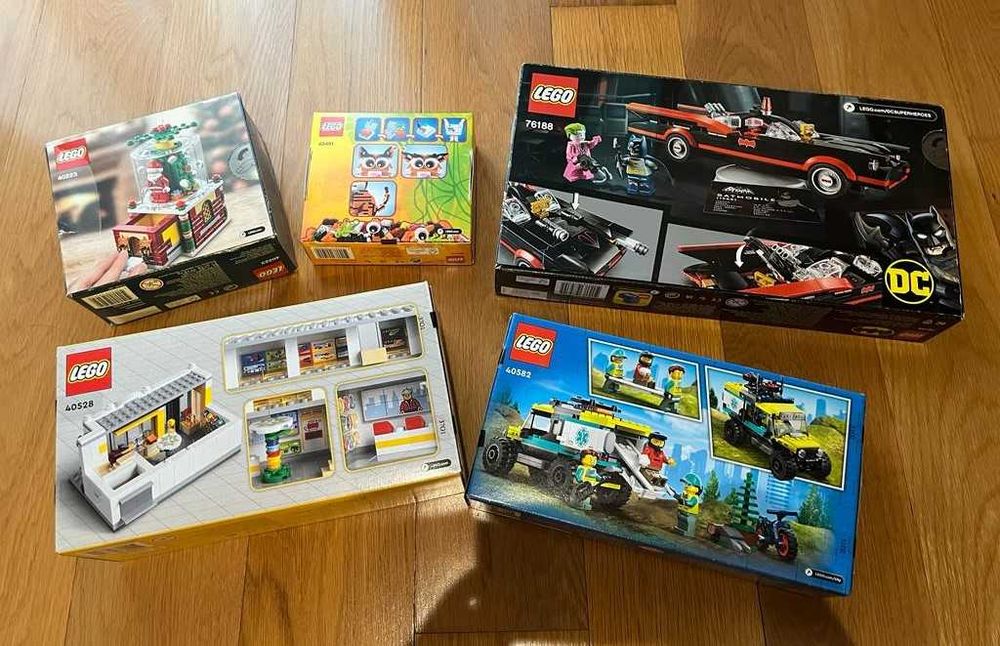 Legos- Ghostbusters e outros (42077;76188;21108;40223)