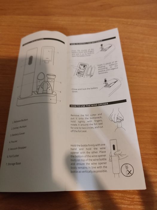 Vinocork elektryczny otwieracz do wina