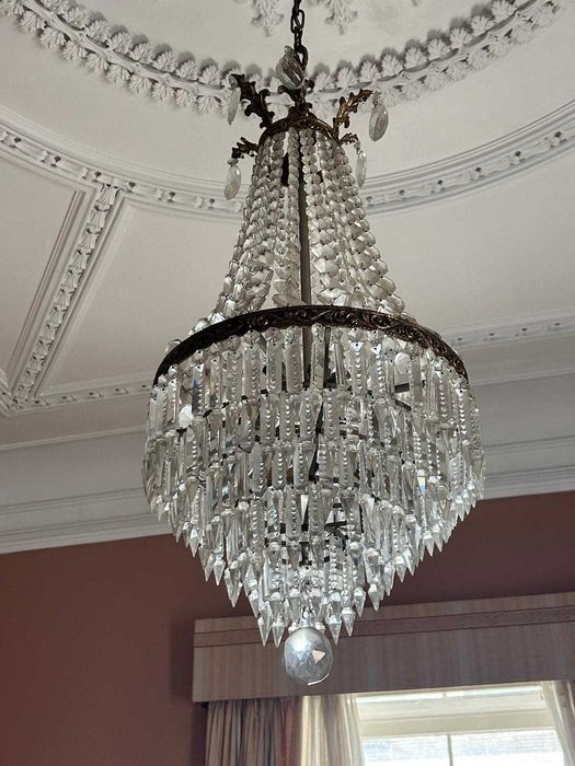 Lustre de teto em Cristal (1910 - 1930)