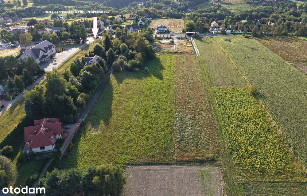 Działka 30a MNU przy DK94 – idealna pod usługi przy drodze,Wielka Wieś
