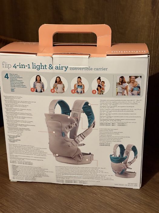 Nosidełko 4 w 1, Infantino flip 4 in 1
