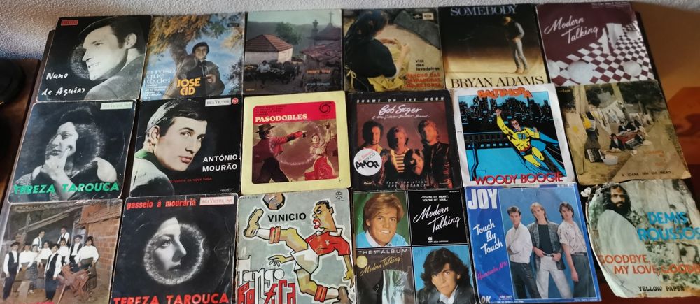 Discos de vinil em óptimo estado