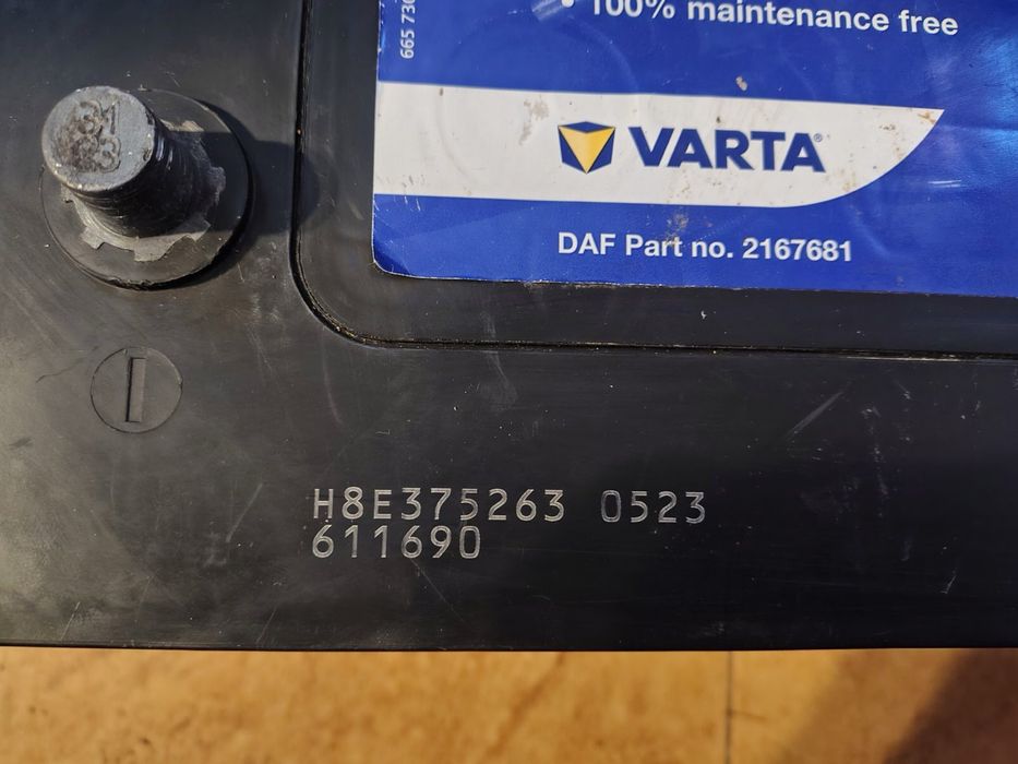Акумулятор DAF GENUINE 12V 240Ah 1200A