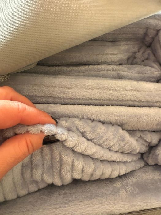 Lençóis de cama microcoralina - cinza