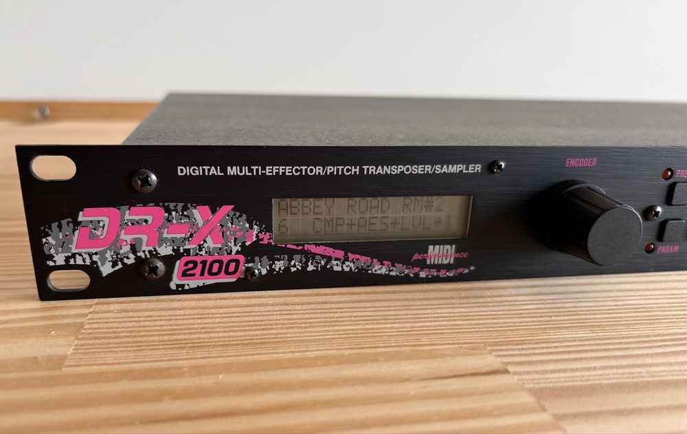 ART Dr-x 2100 processor sampler, Dst4 Tube preamp with digital effects