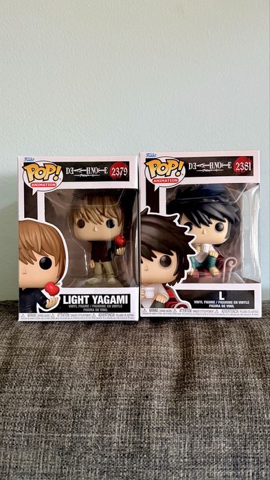 Funko Pops Death Note Light Yagami & L