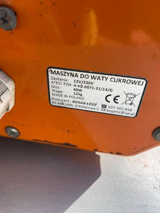 Maszyna do waty cukrowej super