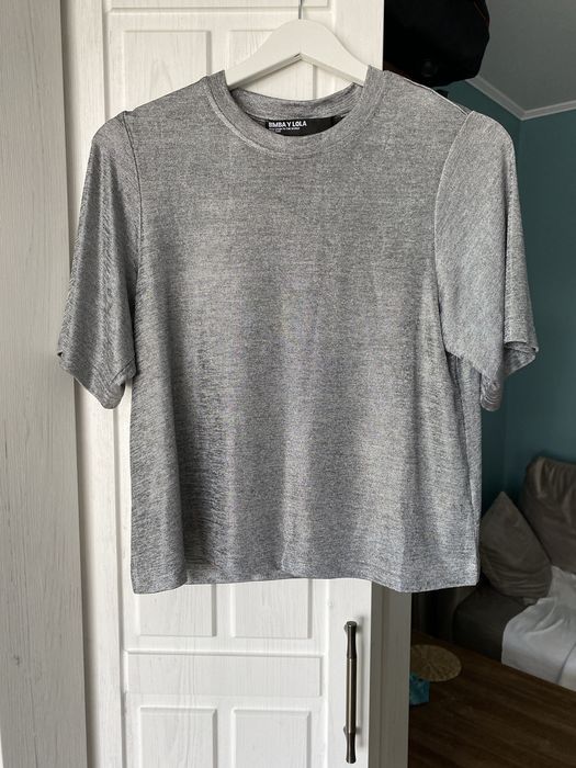 Oryginalny, metaliczny t-shirt Bimba Y Lola