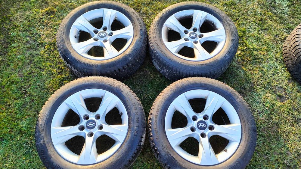Felgi aluminiowe Hyundai R16 5x114.3 **Opony zimowe 205/60**