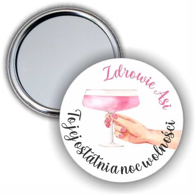 Lusterko na WIECZÓR PANIEŃSKI podziękowanie dla dziewczyn różne wzory