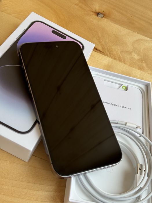 iPhone 14 pro max deep purple 128gb