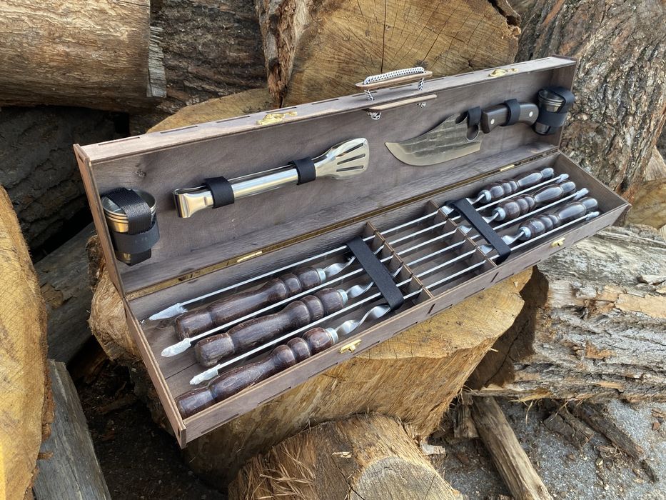 набір шампурів / шампура в кейсі / шампури подарункові