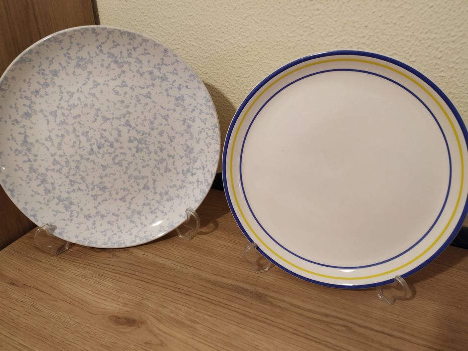 Pratos de servir em vidro