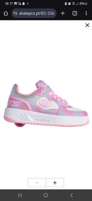 Tenis com rodas menina