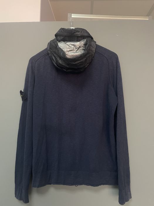 Stone island knit zip