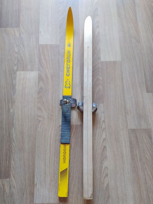 Лижі підліткові з палицями